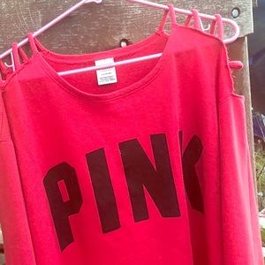 victoria secret strappy sweatshirt